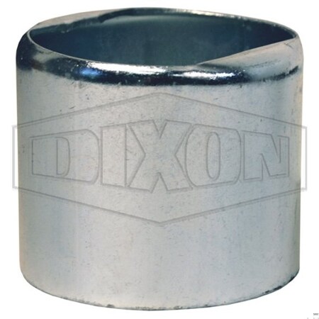 Dixon NOS Notched Ferrule, 2 ID x 2-30/64 to 2-44/64 OD in Nominal, 304 SS, 2-3/8 in L, Domestic GAS2709NOS